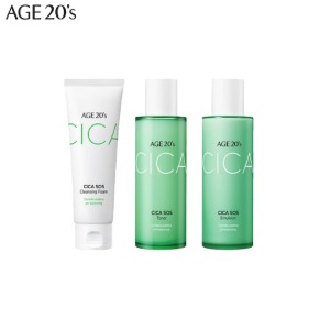 AGE 20&#039;S Cica SOS Skin Care Set 3items