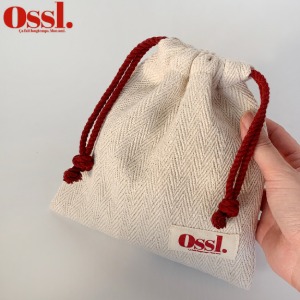OSSL Handmade Herringbone Pouch 1ea