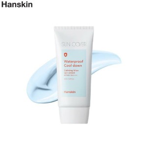 HANSKIN Waterproof Cool Down Claming Blue Sun Cream SPF50+ PA++++ 50ml