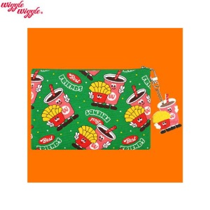 WIGGLE WIGGLE Cotton Pattern Funky Pouch - Best Friend (MP-027) 1ea