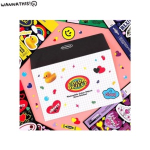 WANNATHIS Object Color Deco Sticker Set 6ea,Beauty Box Korea,Other Brand,Other