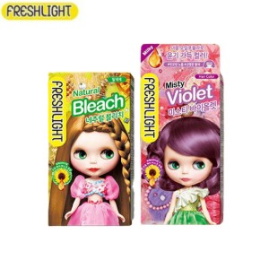 FRESHLIGHT Milky Type Self Two-Tone Dyeing Set (Bleach + Hair Color)
