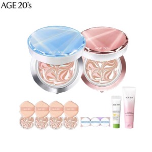 AGE 20&#039;S Essence Cover Pact HJ Ice Blue Package 11items
