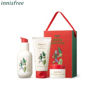 INNISFREE Green Tea Seed Skincare Set 3items [2021 Green Holiday]