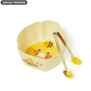 KAKAO FRIENDS Snack Bowl &amp; Tong Set 2items [Nongshim X Kakao friends]