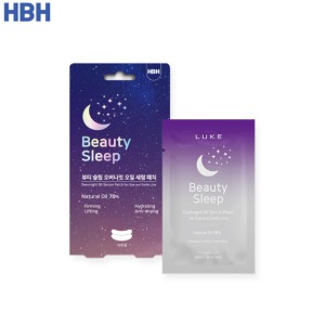 HBH Beauty Sleep Overnight Oil Serum Patch for Eye &amp; Smile Line 1.3g*30pairs