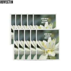 ROVECTIN Lotus Water Calming Sheet Mask 25ml*10ea