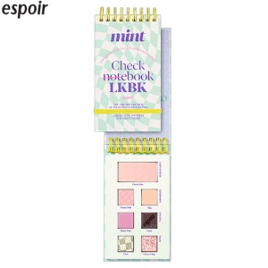 ESPOIR 2022 S/S Lookbook Palette: Mint Check 8g