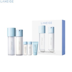 LANEIGE Water Bank Blue Hyaluronic 2Step Essential Set 5items [For Oily to Combination Skin]