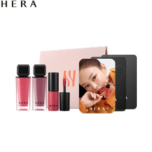 HERA Sensual Lip Jenny Photo Card Set 6items [#145 Forever Young/187 Sexy Chocolate]