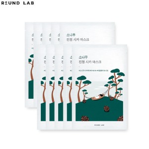 ROUND LAB Pine Tree Soothing Cica Mask 27ml*10ea