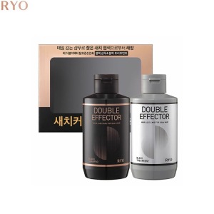 RYO Double Effector Hair Loss Care For Gray Hair Black Shampoo &amp; Treatment Set 110ml+110ml 2items