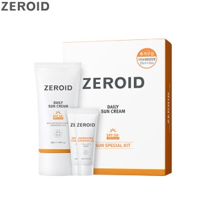 ZEROID Daily Sun Cream SPF50+ PA++++ Special Kit 2items