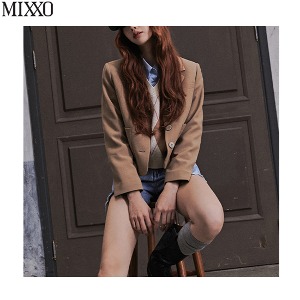 MIXXO Tailored 3 Button Crop Jacket (MIWJKCT1PG) 1ea