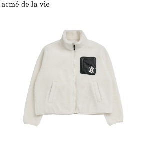 ACME DE LA VIE A Logo Emlem Boucle Fleece Jacket 1ea