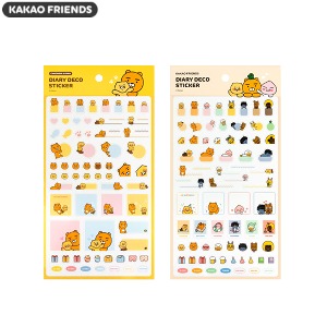 KAKAO FRIENDS Diary Deco-Sticker 1ea