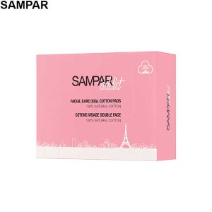 SAMPAR Addict Facial Care Dual Cotton Pads 60ea