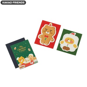 KAKAO FRIENDS My Christmas Cookies Card 1ea [2022 My Cookie Christmas]