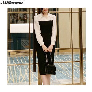 MILK COCOA Clean Silhouette Midi Dress 1ea