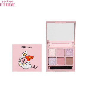 ETUDE Play Color Eyes 0.5g*6ea [BT21 Edition - Rabbit New Year! COOKY ON TOP]
