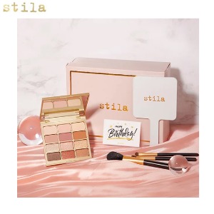 STILA Eyeshadow Palette with Brushes &amp; Mirror Special Set 9items