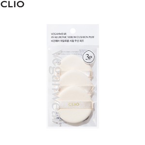 CLIO Veganwear Hyaluronic Serum Cushion Puff 3ea