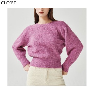 CLO&#039;ET Petit Bouclé Semi Cropped Knit 1ea