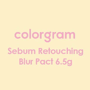 COLORGRAM Sebum Retouching Blur Pact 6.5g