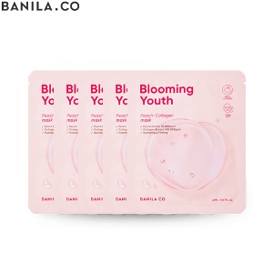 BANILA CO Blooming Youth Peach-Collagen Mask 20ml*5ea