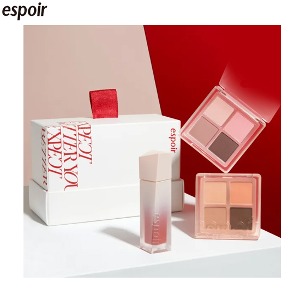ESPOIR Couture Lip Tint Blur Velvet &amp; Dewy Glowy With Eye Palette Set 2items