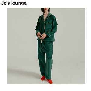 JO&#039;S LOUNGE Park Green Corduroy Pajama 1set
