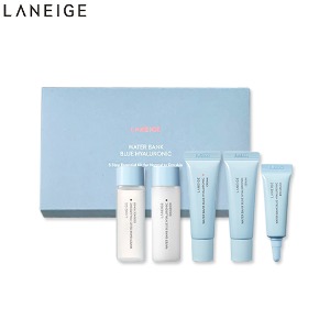 [mini] LANEIGE Water Bank Blue Hyaluronic 5 Step Essential Kit For Normal To Dry Skin 5items