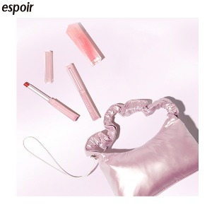 ESPOIR The Sleek Lipstick Cream Matte + Couture Lip Gloss with Mini Bag Gift Set 3items [Rosy BB Edition]