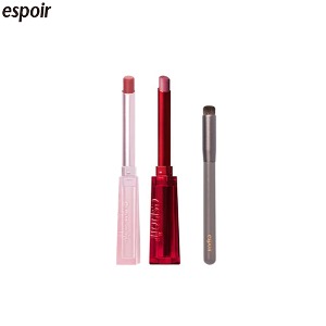 ESPOIR The Sleek Cream Matte + Lip Smudge Brush Set 2items