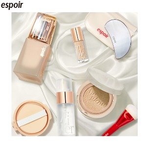ESPOIR Protailor Be Glow Cushion New Class With Concealer + Setting Fixer + Foundation Set 5items [Golden Hour Edition]
