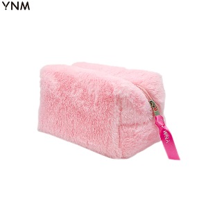 YNM Pink Fur Pouch 1ea
