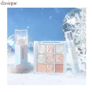 DASIQUE Shadow Palette + Lip Gloss + Tint Set 3items [2023 Holiday Snow Ball Collection]