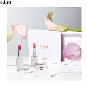 GLINT BY VDIVOV Glow Lip Balm + Mirror Set 3items