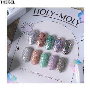 THE GEL Holy Moly Gel Nail Set 5items (#201~#205)