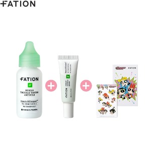 FATION Nosca9 Trouble Toning Ampoule + Serum + Sticker Set 4items [THE POWERPUFF GIRLS EDITION]