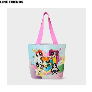 LINE FRIENDS Reusable Bag M 1ea [THE POWERPUFF GIRLS x NJ]