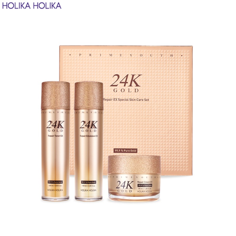 HOLIKA HOLIKA Prime Youth 24K Gold Repair EX Special Skin Set 4items