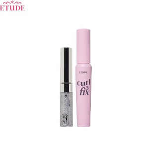 ETUDE Curl Fix Mascara + Dewy Glitter Set 2items