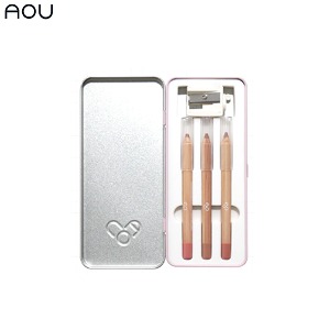 AOU Blending Lip Pencil + Sharpener Set 5items