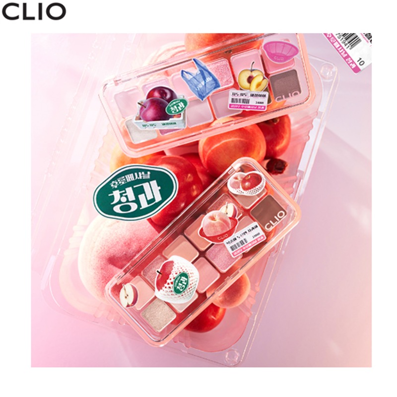 CLIO Pro Eye Palette Air + Keyring Set 3items [Every Fruit Grocery Edition]