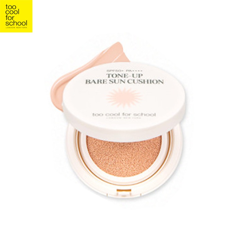 TOO COOL FOR SCHOOL Tone Up Bare Sun Cushion SPF50+ PA++++ 15g
