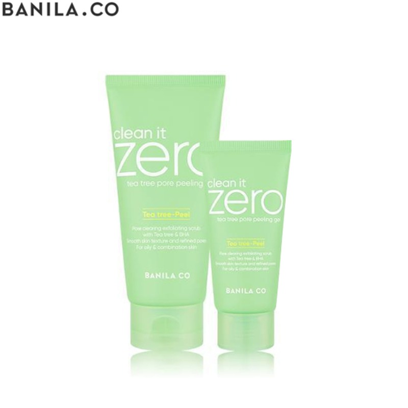 BANILA CO Clean It Zero Pore Tea Tree Pore Peeling Gel Set 2items