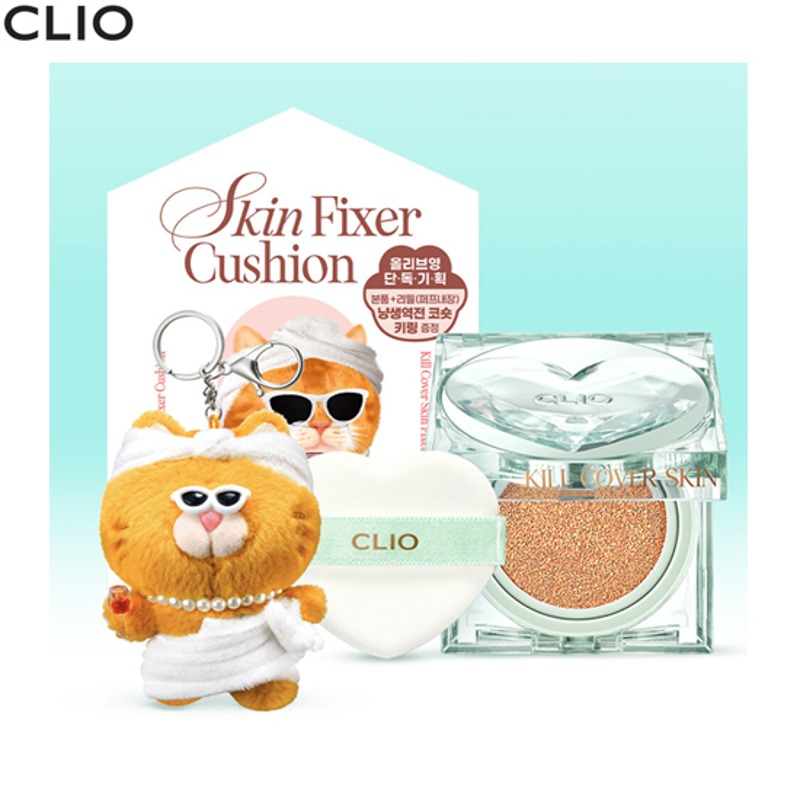 CLIO Kill Cover Skin Fixer Cushion Set 3items [Luxury Koshort Edition]