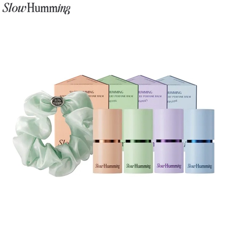 SLOW HUMMING Relief Perfume Balm Set 4items