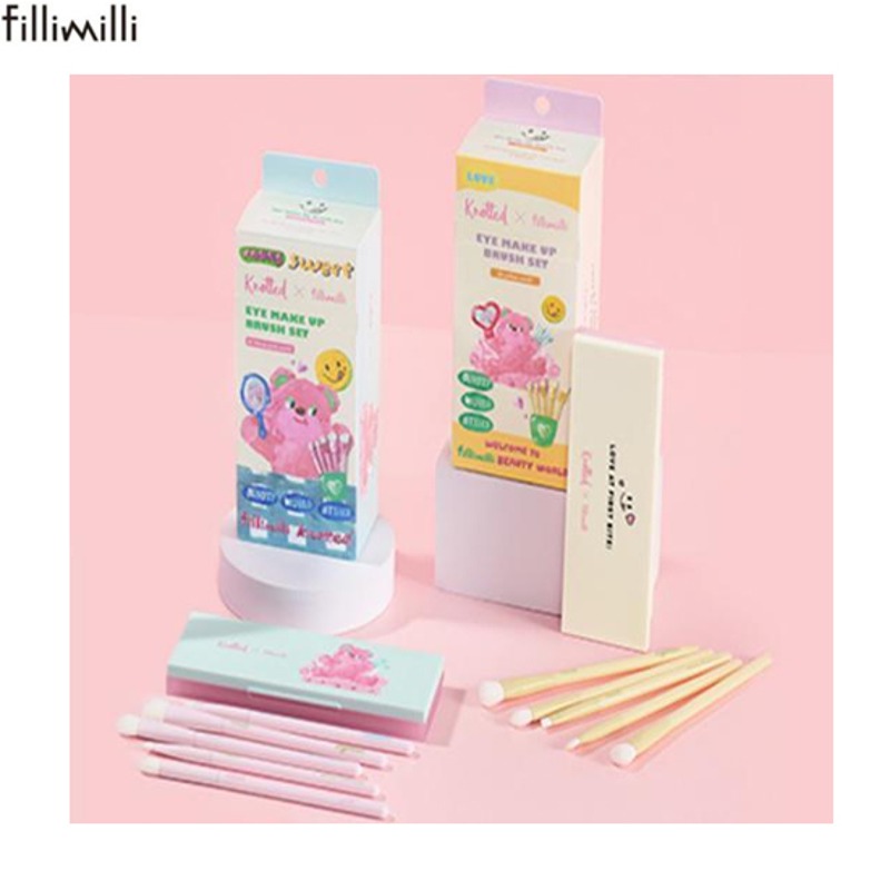 FILLIMILLI Eye Makeup Brush Set 6items [Knotted Edition]